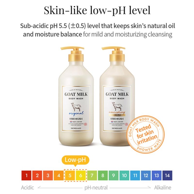 SHOWERMATE Goat Milk Body Wash (1 Pack, Original)