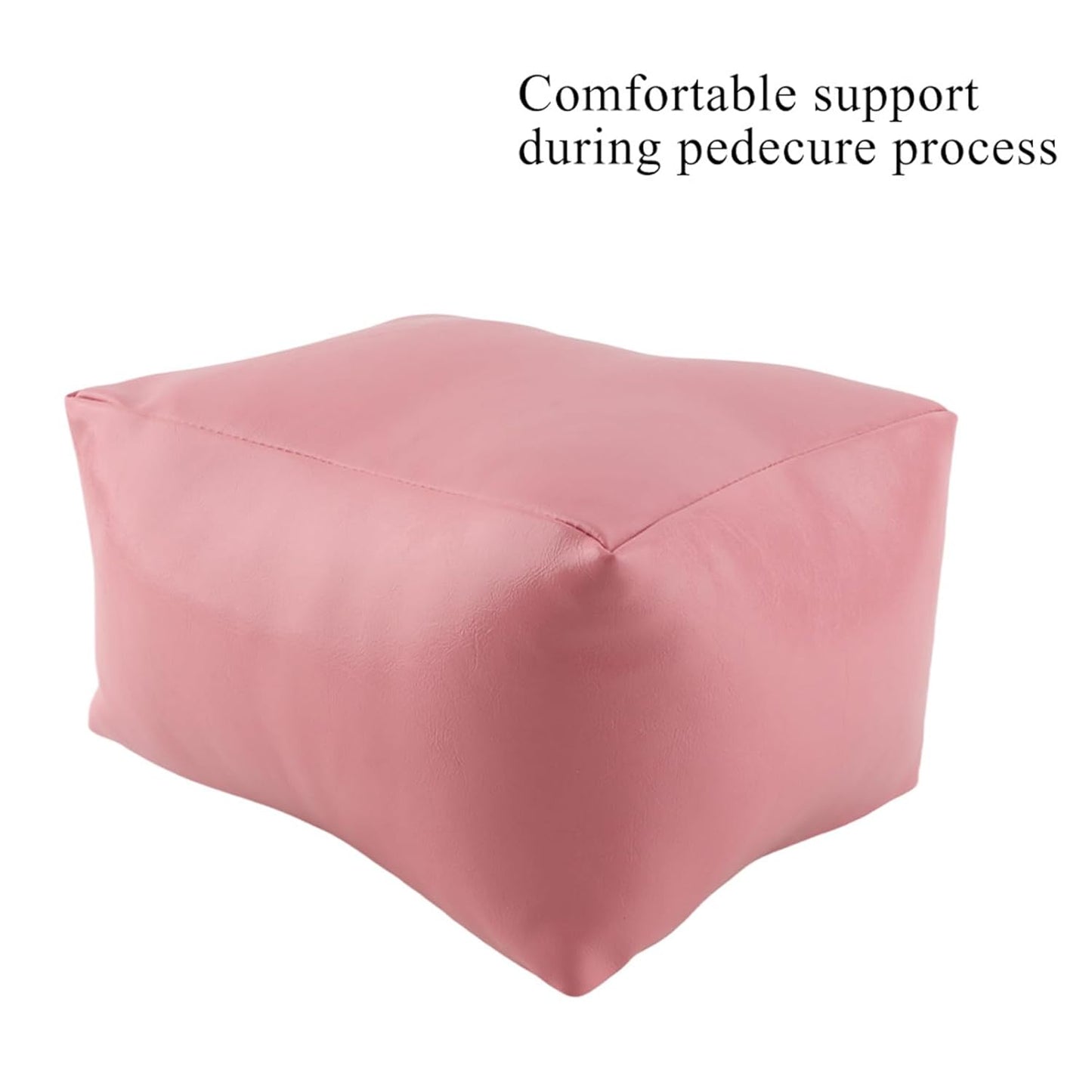Soft PU Hand Pillow for Manicure - Nail Art Table Arm Rest & Foot Support (Pink)