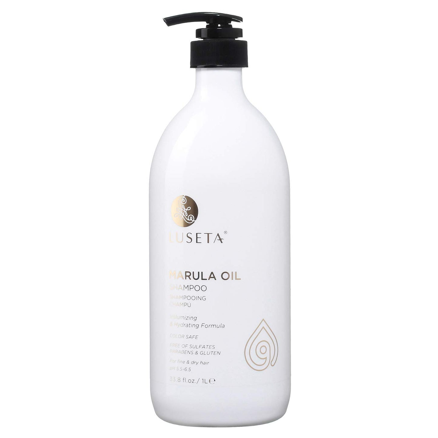 Luseta Marula Oil Conditioner - Lightweight Moisturizing for Dry, Damaged Hair | Frizz Control & Split End Repair, 33.8oz