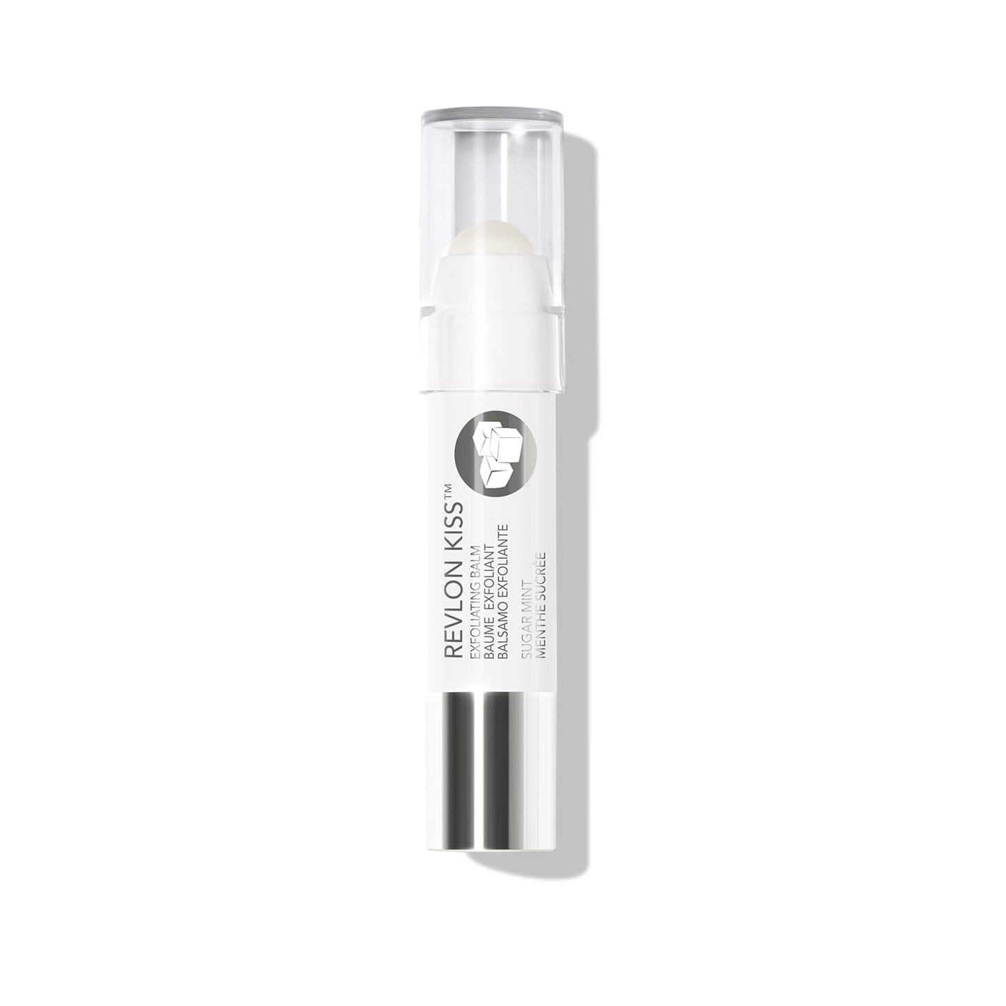 Revlon Kiss Sugar Scrub Lip Balm - Exfoliating Sugar Mint Formula | 24-Hour Hydration, 0.09 oz
