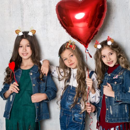 8Pcs Christmas Hair Clips Cute Decorative Christmas Hair Accessories Antlers Headdress Hairpin Christmas Tree Hat Hair Bows for Girls Women Kids Gifts