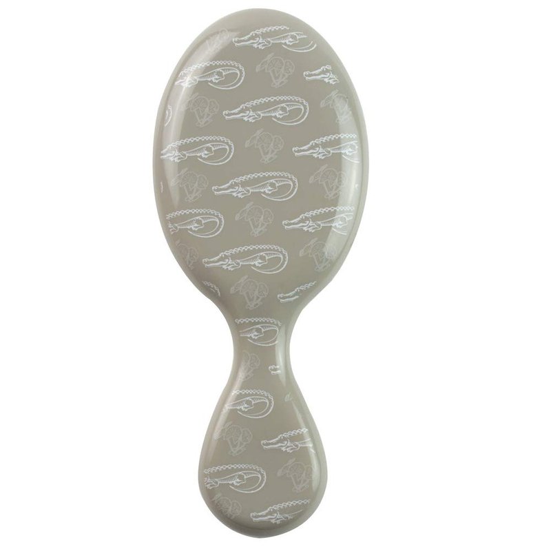 Wet Brush Hair Brush Detangler- Baby Brush Detangling Knots Snag-Free, Anti-Static Brush Intelliflex Bristles No Pain Split-Ends & Hair Breakage, Alligator Print, Ash,Standard