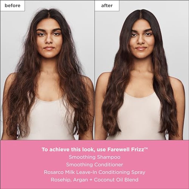 Briogeo Farewell Frizz Smoothing Conditioner, Tame Frizz and Restore Shine to Dull, Dry Hair, Nourishes and Smooths, Argan Oil for Shine, Vegan, Cruelty-Free
