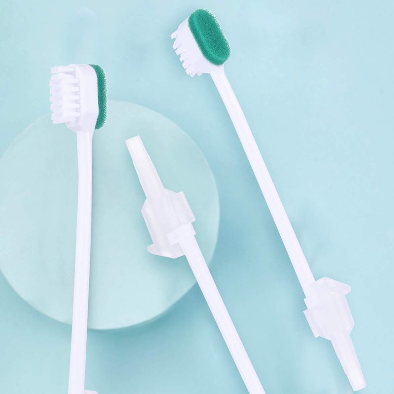 wellgler Oral Care Single Use Suction Swab Toothbrush(20pcs)