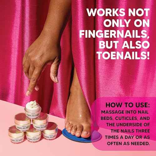 Onyx Professional Hard as Hoof Nail Strengthening Cream, Coconut Scent - Nail Growth and Conditioning Cuticle Cream Stops Splits, Chips, Cracks & Strengthens Nails, 1 oz