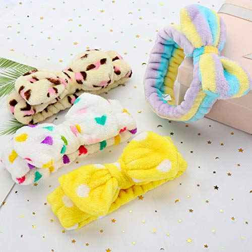 3 otters 12Pack Spa Headband for Women, Makeup Headband for Washing Face, Soft Microfiber Skincare Headbands for Girls Teens, Facial Spa Shower, Christmas Gifts
