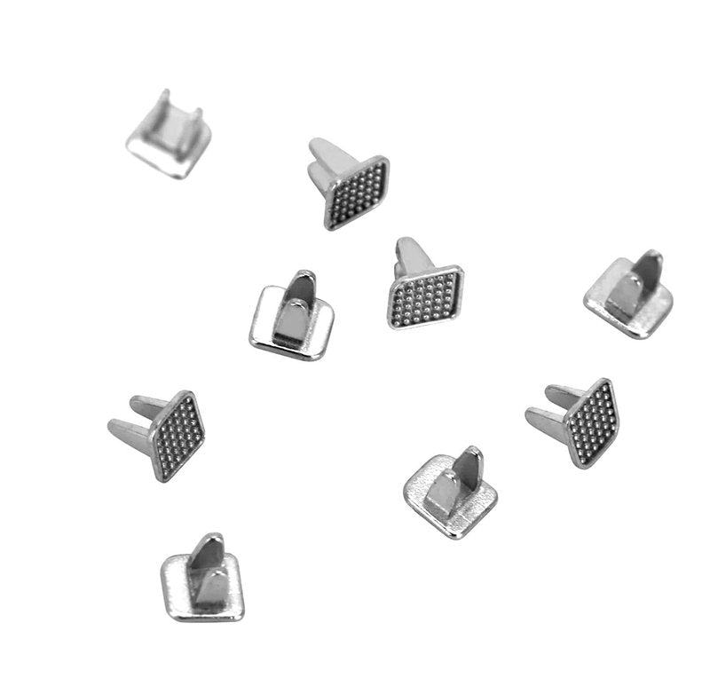 50Pcs/Box Dental Orthodontic MIM 80Mesh Bite Opener Wings Tongue Tamers Bite-Builder Bondable Hinge (Tongue Tamers)