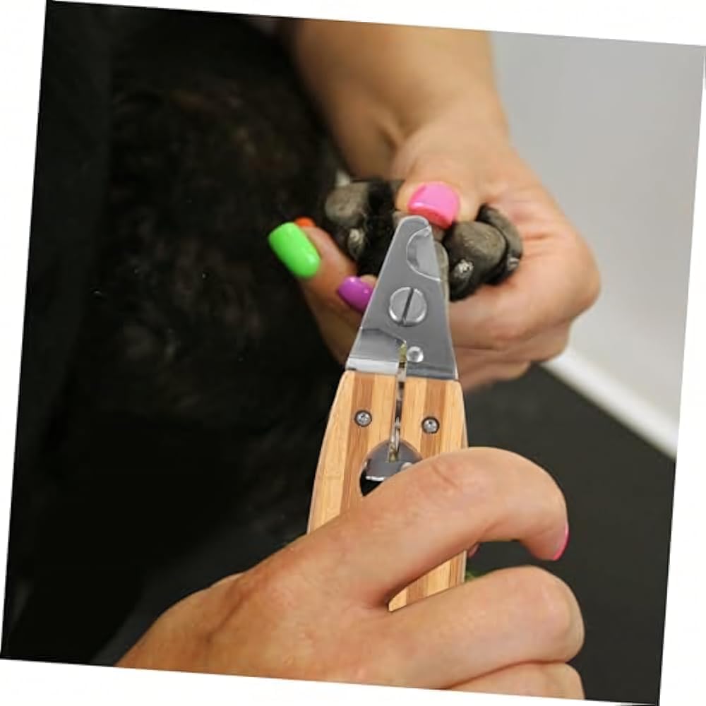Pet Nail Clippers for Dogs & Cats - Stainless Steel Grooming Tool with Safe Grip, Eco-Friendly Design