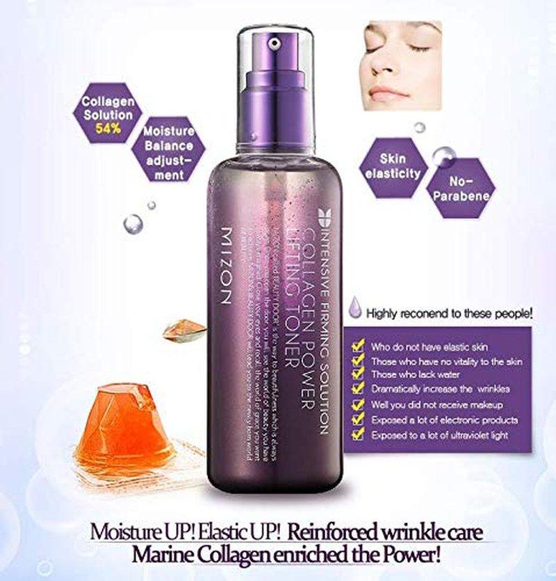 MIZON Collagen Power Firming Eye Cream & Lifting Skin Booster - 25ml Duo Set