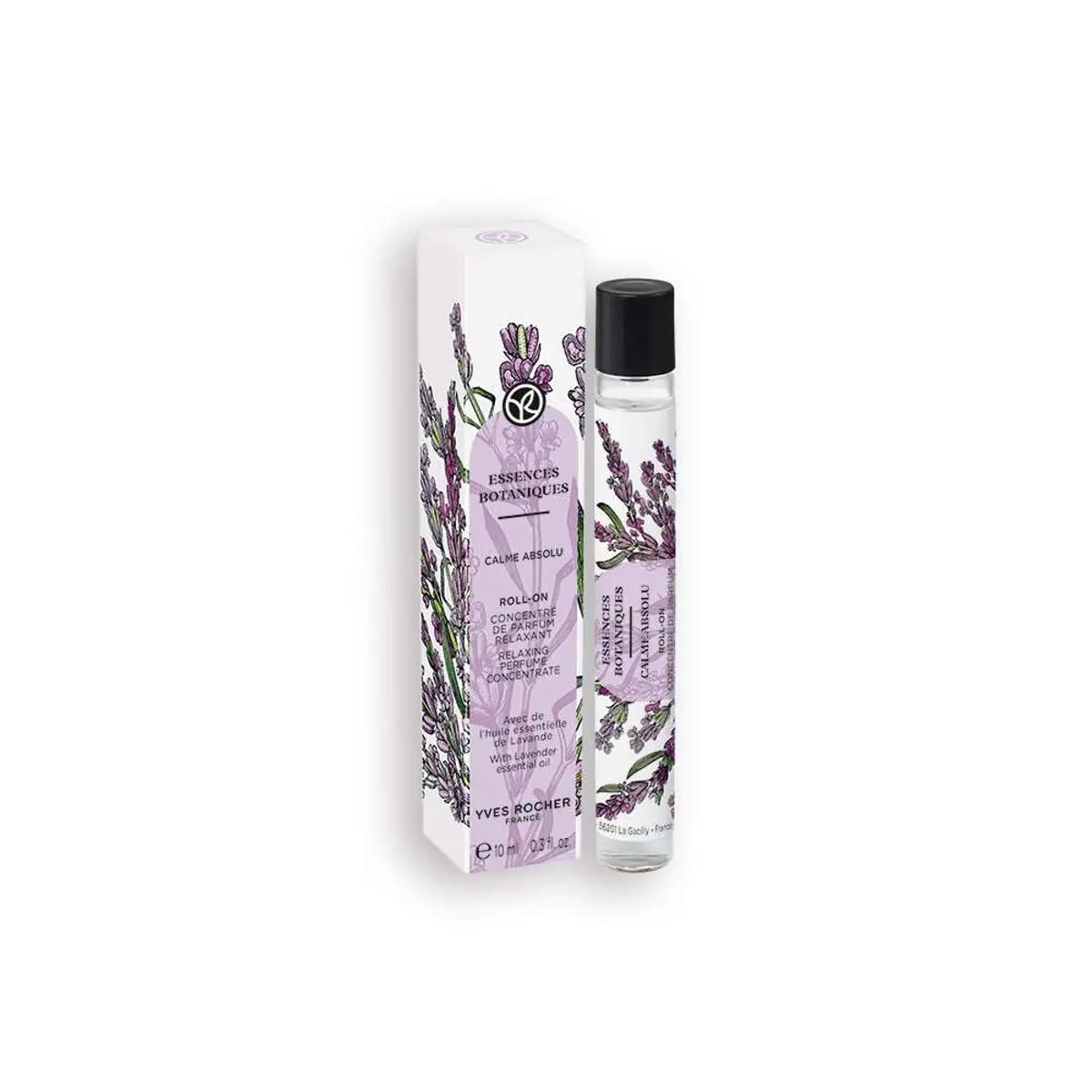 Yves Rocher Calme Absolue Oil Perfume - Long Lasting Travel Size Fragrance for Women | 10 ml / 0.3 fl oz