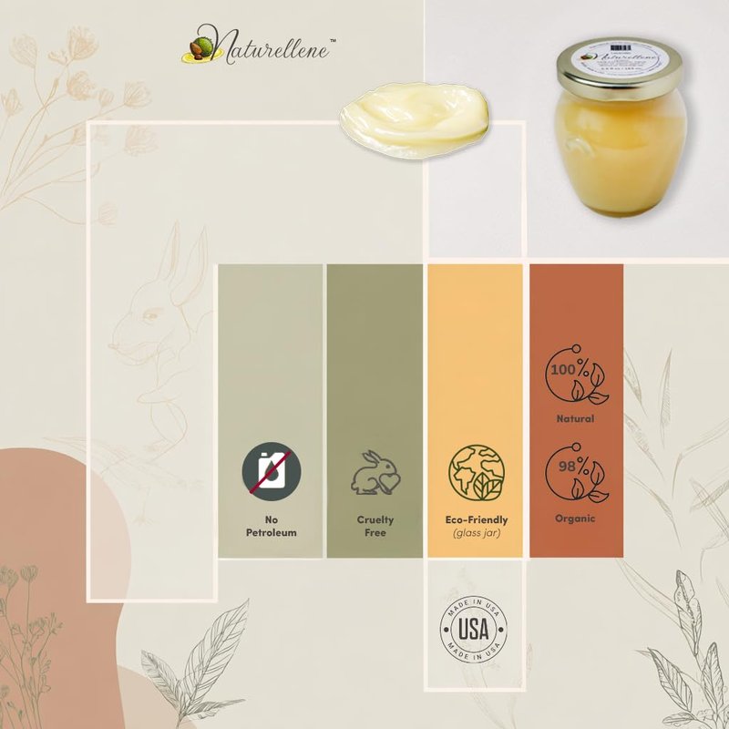 Sandalwood Natural Lotion - Organic Body Moisturizer & Face Cream with Jojoba Oil | 6 fl oz