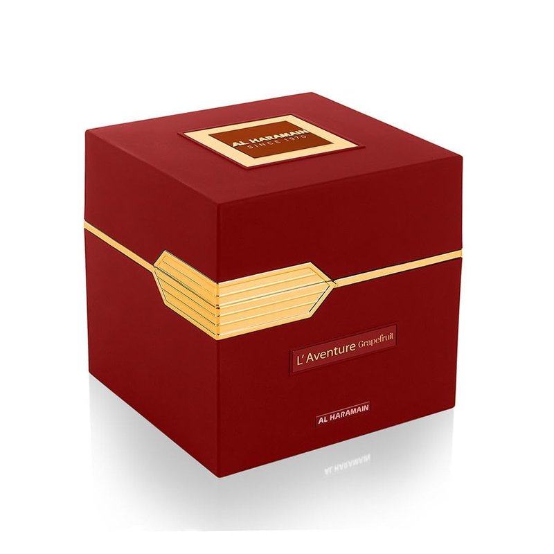 Al Haramain L'Aventure Grapefruit Extrait De Parfum Spray for Women, 3.4 Ounce