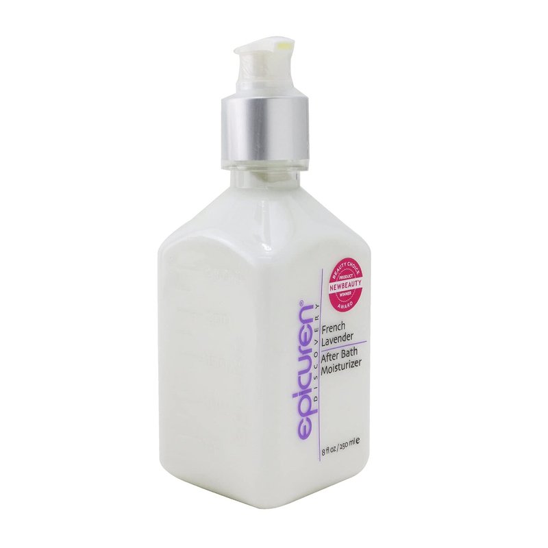 Epicuren Discovery French Lavender After Bath Body Moisturizer, White 8 Fl Oz