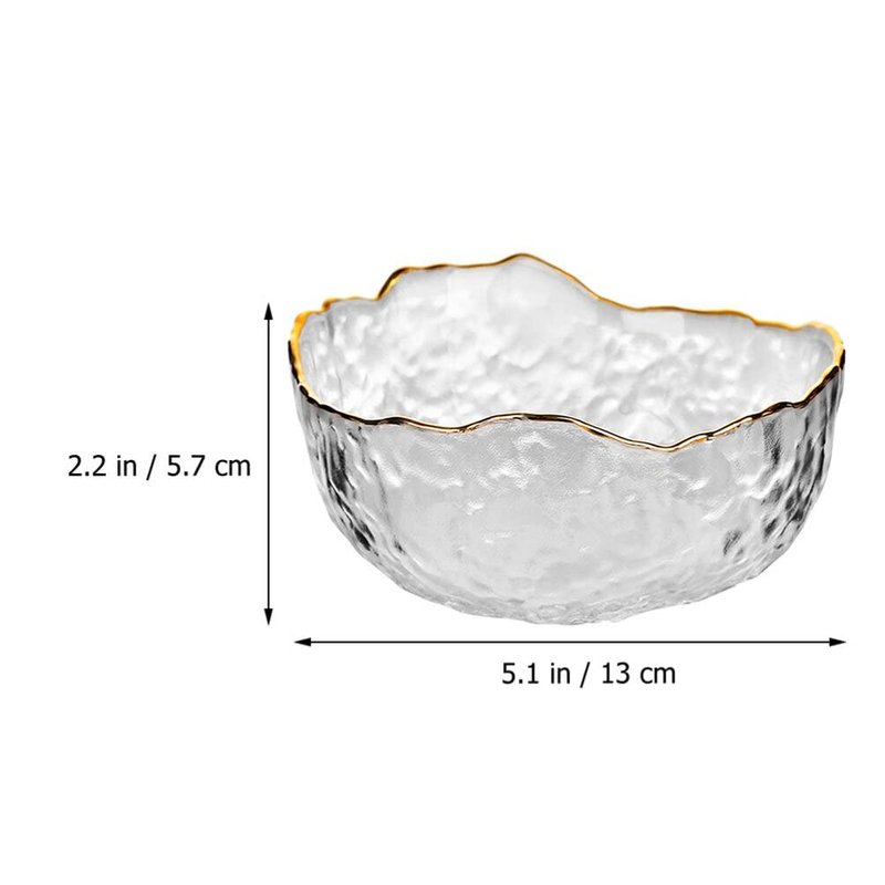 Beavorty Pedicure Bowl 1Pcs Glass Nail Soaking Bowl Nail Art Remover Soak Soaker Manicure Soaking Bowl Nail Salon Bath Bowl for Fingernail Toenail Caring Polish Removal Manicure Bowl