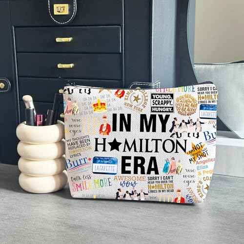 WCGXKO American Musical Gift In My Musical Makeup Bag Theater Lover Gift (HMusical Bag)