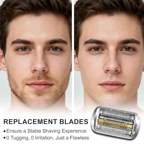 S9 94M Shaver Head Compatible with Braun Electric Razor Series 9 & Series 9 Pro, Replacement Blade for Braun 9290cc, 9291cc, 9370cc, 9376cc, 9293s, 9260s, 9295cc, 9385cc