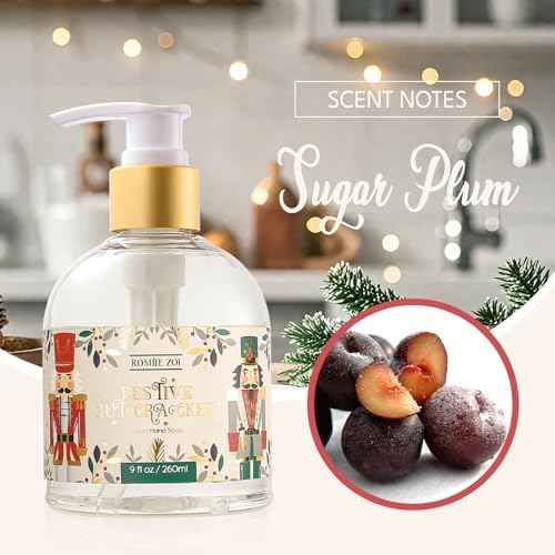ROMIIE ZOI Christmas Liquid Hand Soap with Gift Box - The Nutcracker, Infused with the Nutcracker Aroma - 260ml/ 9 fl.oz
