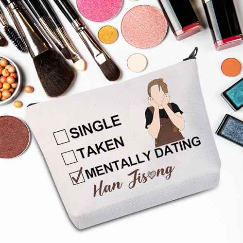 JNIAP Stay Han Makeup Bag Stay Quokka Gifts Single Taken Mentally Dating With Han Gifts Stay Member Gifts (WITH HAN mb)