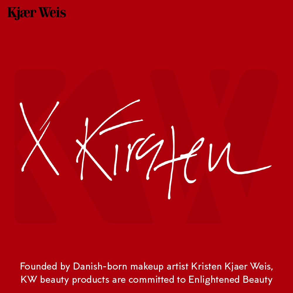 Kjaer Weis Lip Pencil. Dark Brown Lip Liner Pencil with Soft Matte Finish and Creamy Texture for Long Lasting, Smudge-Proof Wear. Cruelty Free Clean Makeup (Deep Iconic)