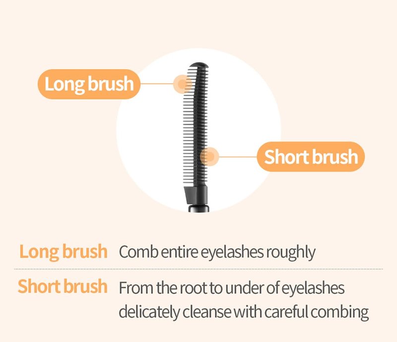 COSNORI Long Active Mascara Remover - Vegan, Mild-cleansing, Multi-remover, Waterproof mascara cleanser, Korean Skincare 0.32 fl.oz (9g)