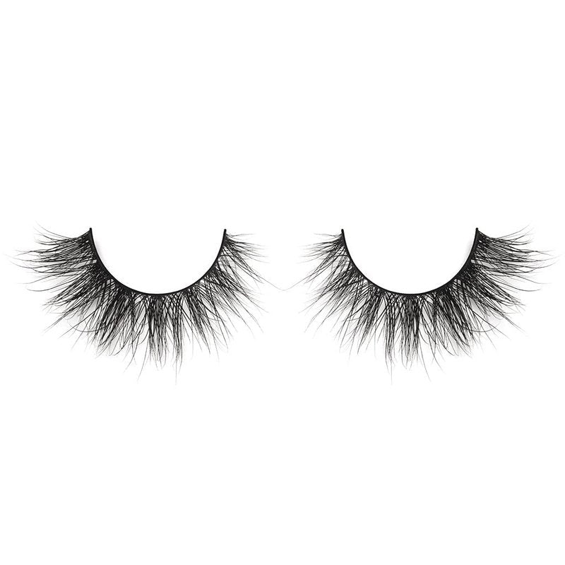 Lilly Lashes 3D Mink Eyelashes - Wispy & Natural Look, Reusable Up to 25x | Fluffy Strip Lashes