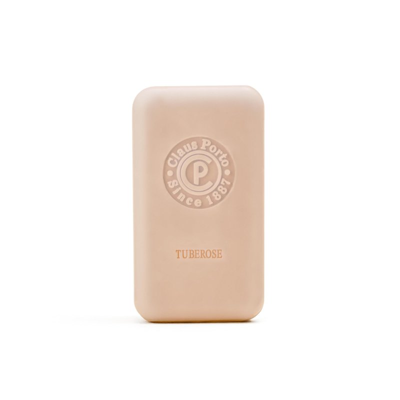 Claus Porto - Black Sunburst Tuberose Body Soap for Men + Women | Delicate, Cleansing, Nourishing | Handcrafted, Aromatic, Refreshing, Floral (150g | 5.3 oz)