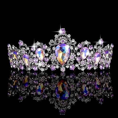 Kamirola Baroque Queen Crown,Rhinestone Wedding Bridal Crown and Tiaras Crystal Headband For Birthday Prom Pageant Party halloween Chrismas (TR05)