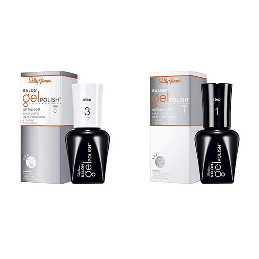 Sally Hansen Pro Gel Base & Top Coat - 0.14 oz - Long-Lasting Nail Finish