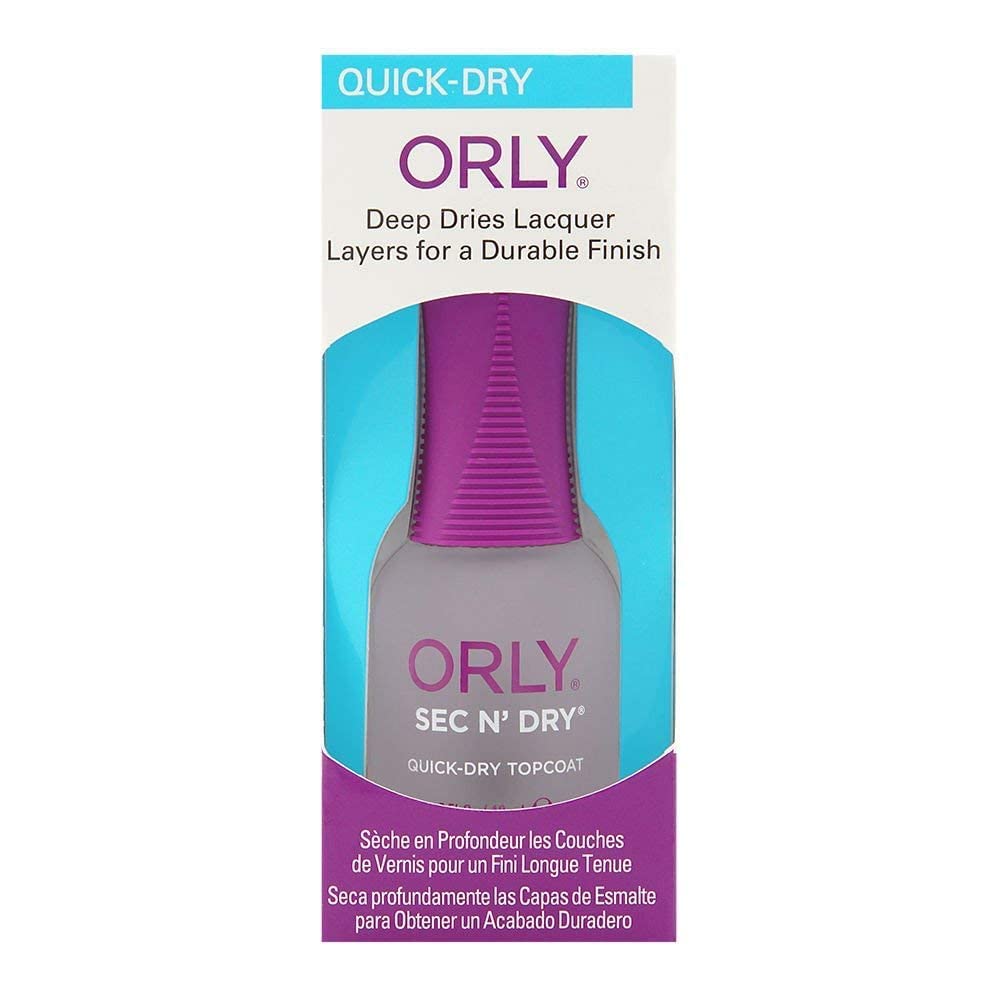 Orly Sec'n Dry Nail Dryer - Fast-Drying Formula, 0.6 oz (Pack of 2)