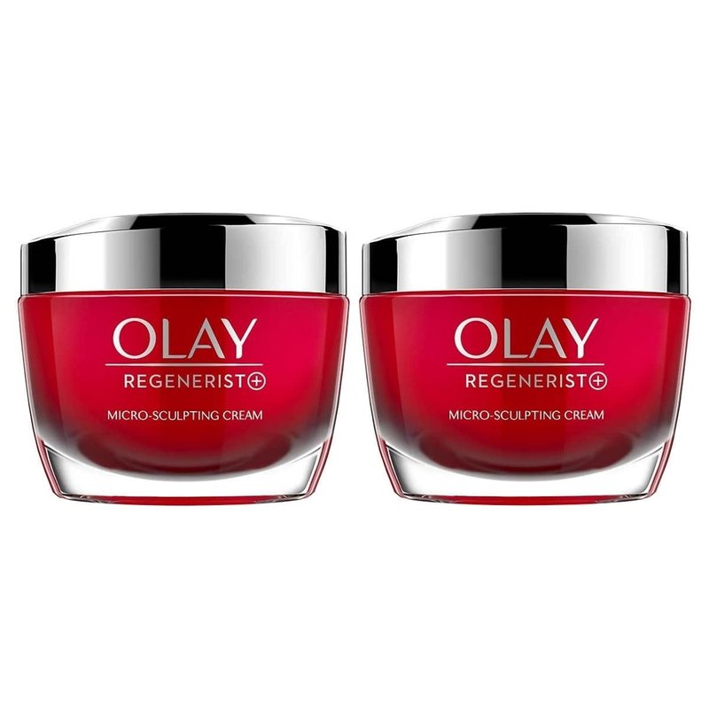 Olay Regenerist Micro Sculpting Cream - Anti-Aging Moisturizer | 1.7 oz (Pack of 2)