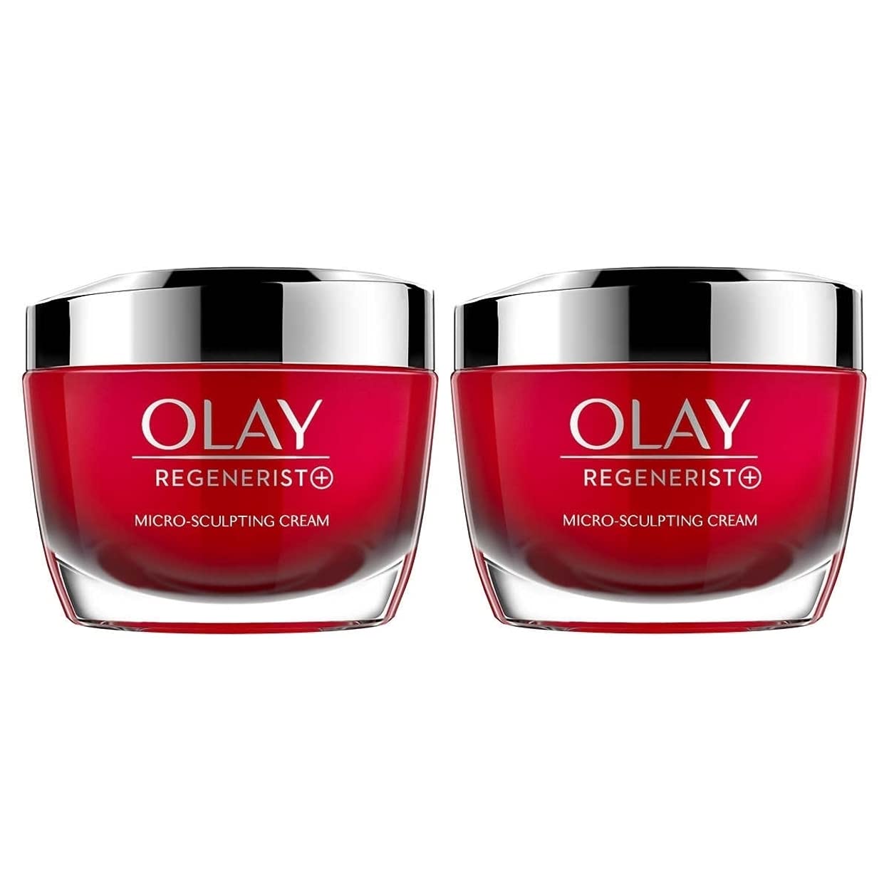 Olay Regenerist Micro Sculpting Cream - Anti-Aging Moisturizer | 1.7 oz (Pack of 2)