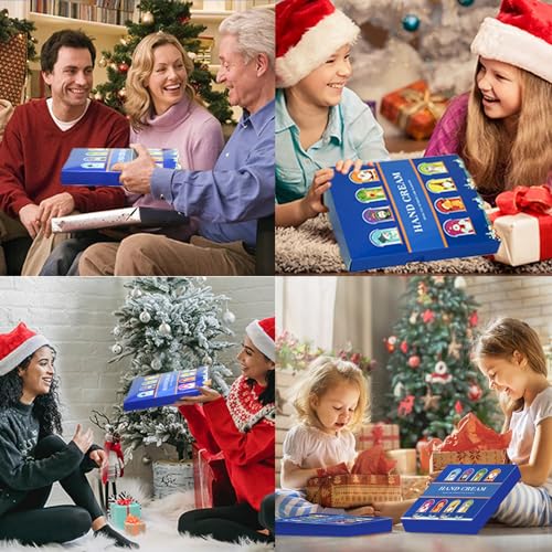 SenseYo Hand Cream Gift Set Natural Plant Fragrance Shea Hand Lotion for Dry Cracked Hands Christmas Gifts for Women Mom Girls, Unique Christmas Stocking Stuffers, 8 Different Fragrances