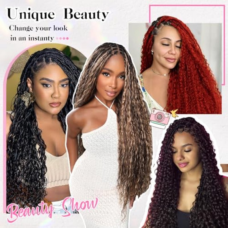 10 Inch Deep Wave Human Braiding Hair for Boho Braids ? 120g 3 Bundles/Pack Pink 100% Unprocessed 12A Brazilian Virgin Human Hair Bulk, No Weft, Wet & Wavy Curly Extensions