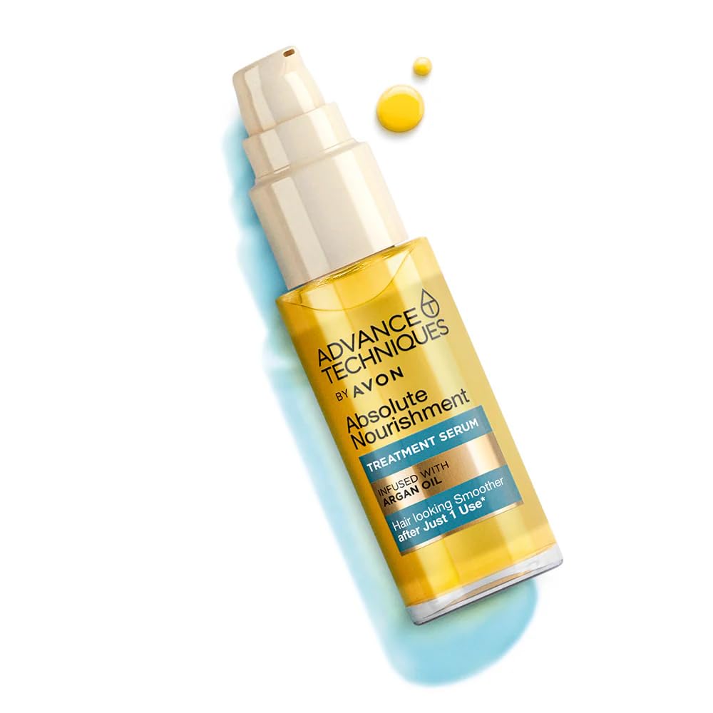 Avon Advance Techniques Moroccan Argan Oil Leave-in Treatment Bottle All Hair Types