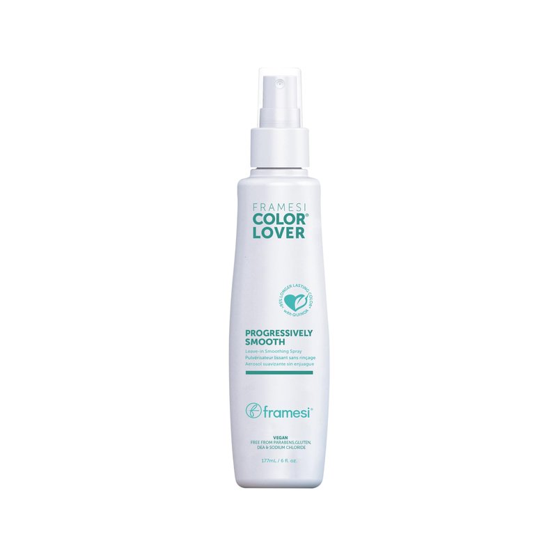 FRAMESI Color Lover Progressively Smooth Leave In Smoothing Spray, 6 fl oz, Leave In Conditioner for Color Treated Hair
