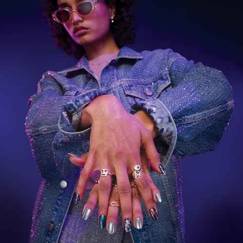 Sally Hansen Insta-Dri Nail Polish Top Coat | Quick Dry, Long Lasting, Streak-Free Shine, Sheer | Illusion | Shimmery White Nail Polish