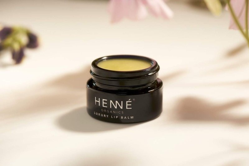 Henné Organics Luxury Lip Balm - Natural Organic Moisturizer | 0.35 Ounce Jar