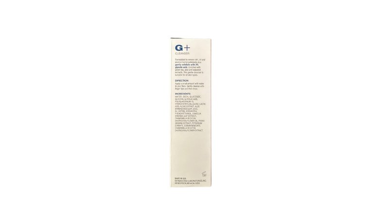 DS Dermasensa Glycolic Acid Face Cleanser - 3% Glycolic Acid - 100ml - Gentle Exfoliation - Suitable for All Skin Types - Enriched with Green Tea, Aloe Vera and Seaweed Extracts