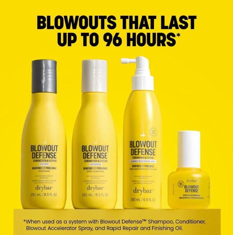 Drybar Blowout Defense Shampoo - Strengthen & Extend Formula for Healthy Hair | 8.5 oz