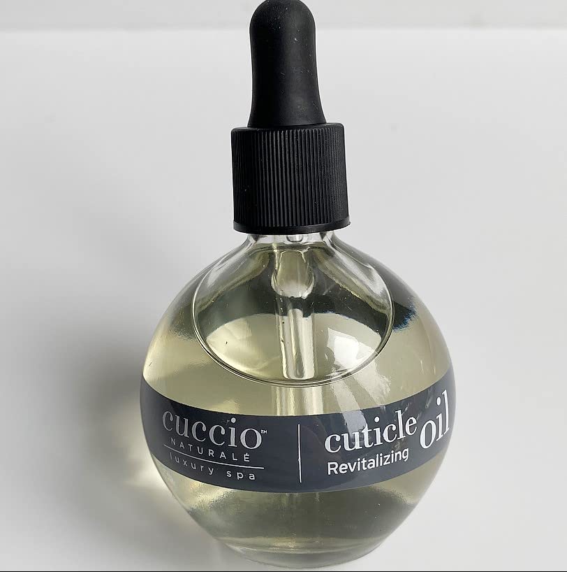 Cuccio Naturale Revitalizing Hydrating Cuticle Oil - Repair Damaged Skin & Nails - Vanilla Bean & Sugar - 2.5 Oz (Pack of 2)