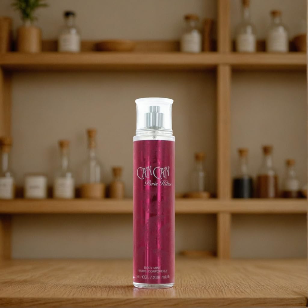 Paris Hilton CanCan Body Mist Fragrance for Women, Fruity, 8 Fl Oz