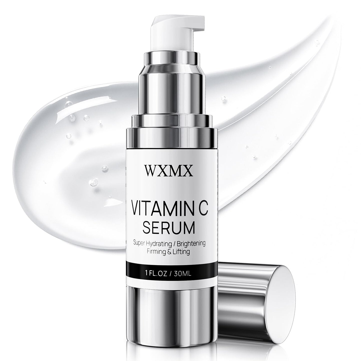 Super Vitamin C Serum for Face: All-in-One Hydrating Anti-Aging Formula by Vitamin C, Hyaluronic Acid, Caffeine-Firming, Lifting, Targets Dark Spots, Wrinkles, Vitamin c face serum, 1 fl oz