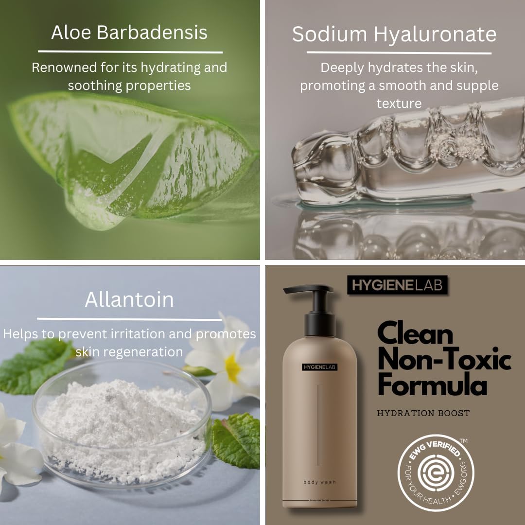 HygieneLab Daily Essentials Sample Pack – Includes 8 high-performance essentials in one TSA-approved set. EWG Verified and designed for healthier skin, stronger hair, and a fresher daily routine.