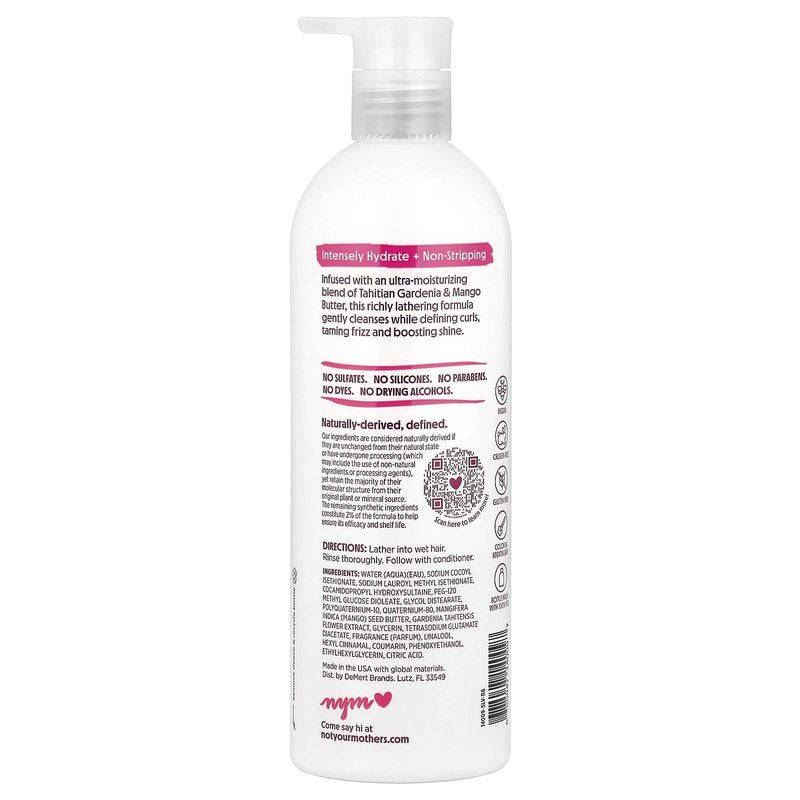 Not Your Mother's Naturals Tahitian Gardenia Flower & Mango Butter Curl Defining Shampoo 16 Fl oz
