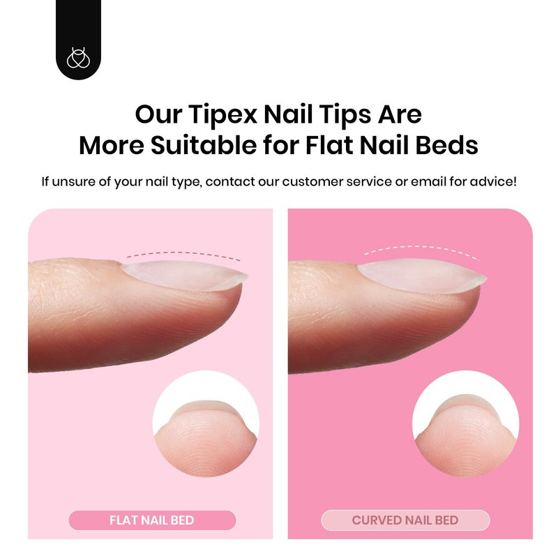 Beetles Tipex Instant Apex Medium Almond Tip Kit, 224 Pcs, 16 Sizes, Pre-Built Pre-Etched Thick Acrylic Tips, Includes Mini UV Lamp & Tipex Nail Glue