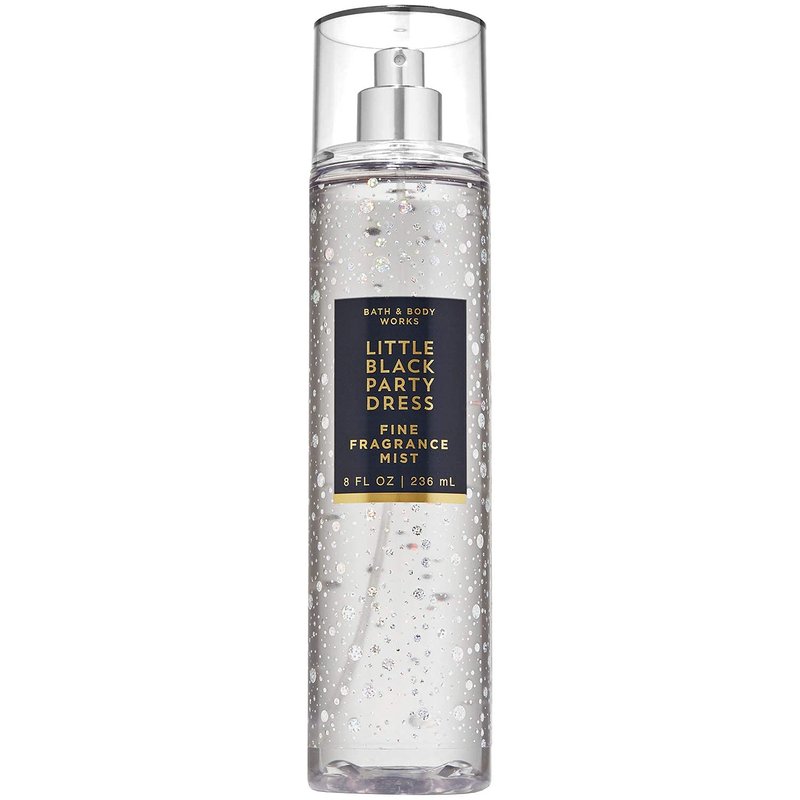 Bath & Body Works Little Black Party Dress Fine Fragrance Mist Spray 8 Fl Oz - 2019 Limited Edition Black Square Logo Bottle