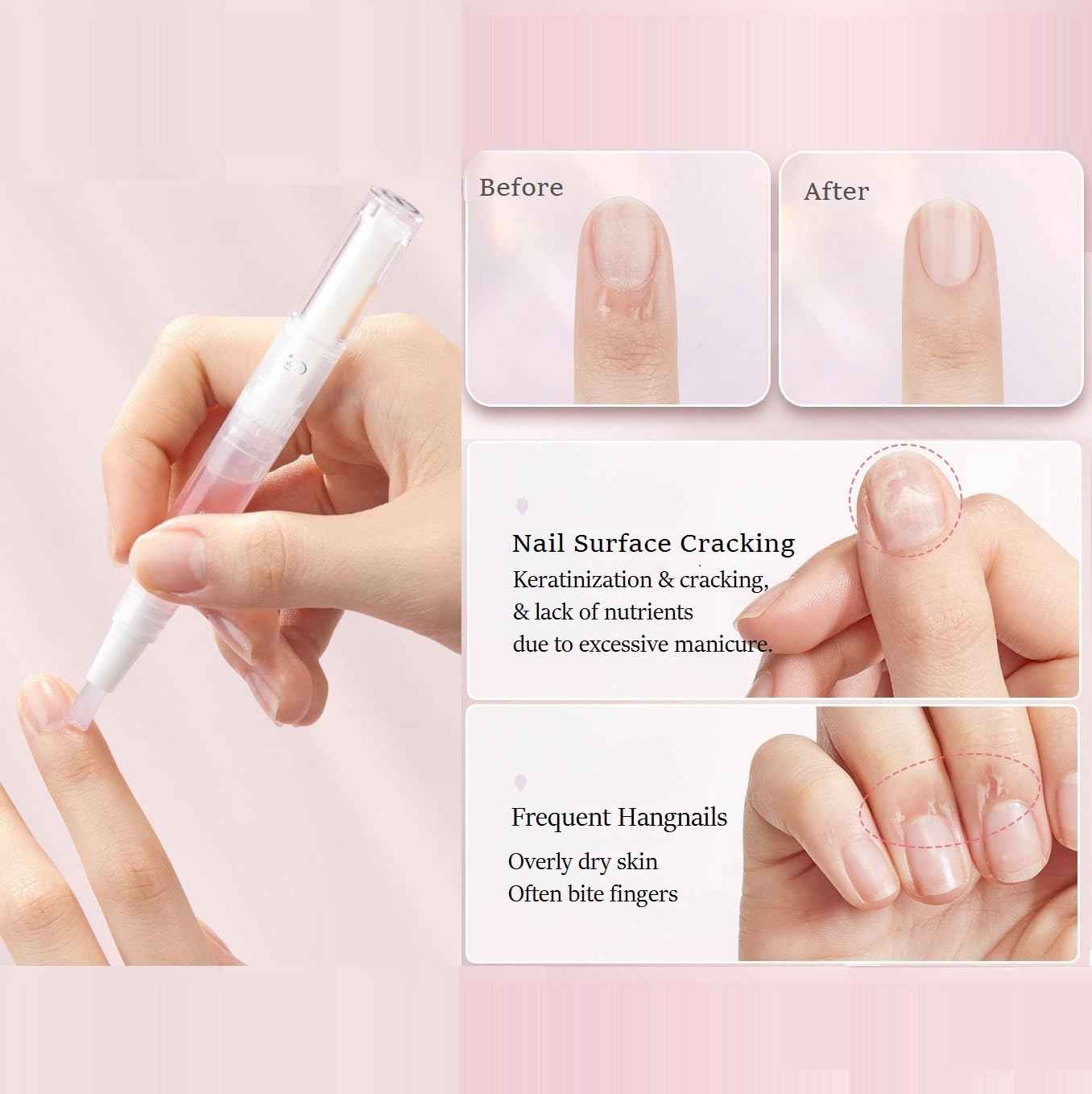 French Tip Press-On Nails Set - 30 PCS Elegant Pink Squoval Design for Women