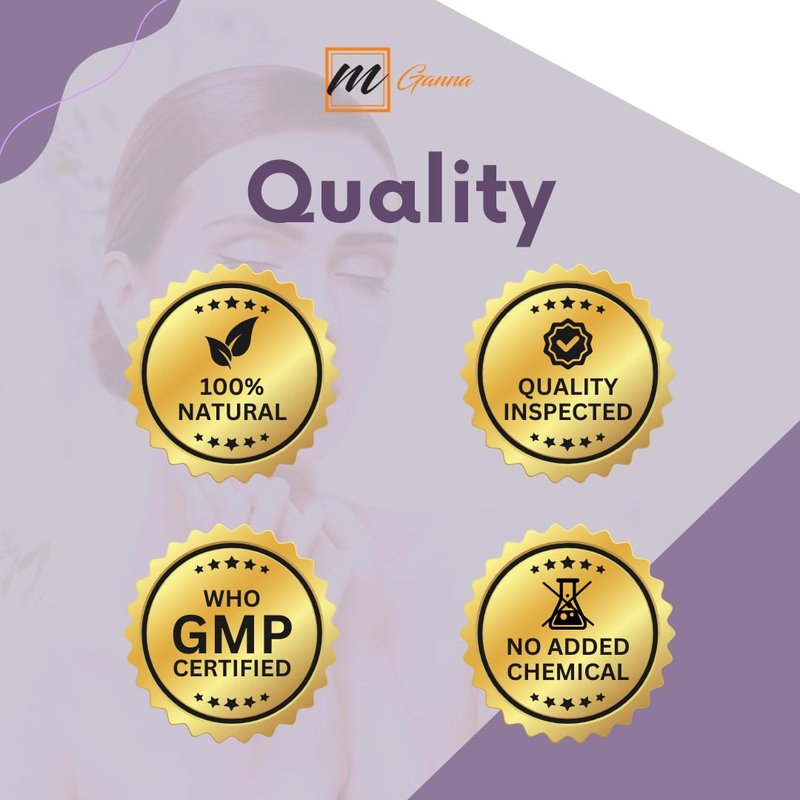 mGanna 100% Natural Brazilian Purple Clay for Hair Masks, Scrubs, Creams and Soap Making 2 LBS / 908 GMS