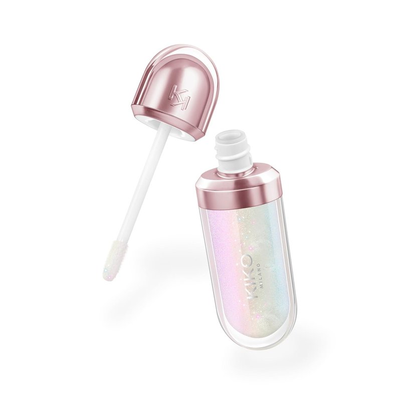 Kiko Milano 3D Hydra Lip Oil - Hydrating High-Shine Lip Treatment with Vitamin E | 6.5ml Non-Sticky Formula