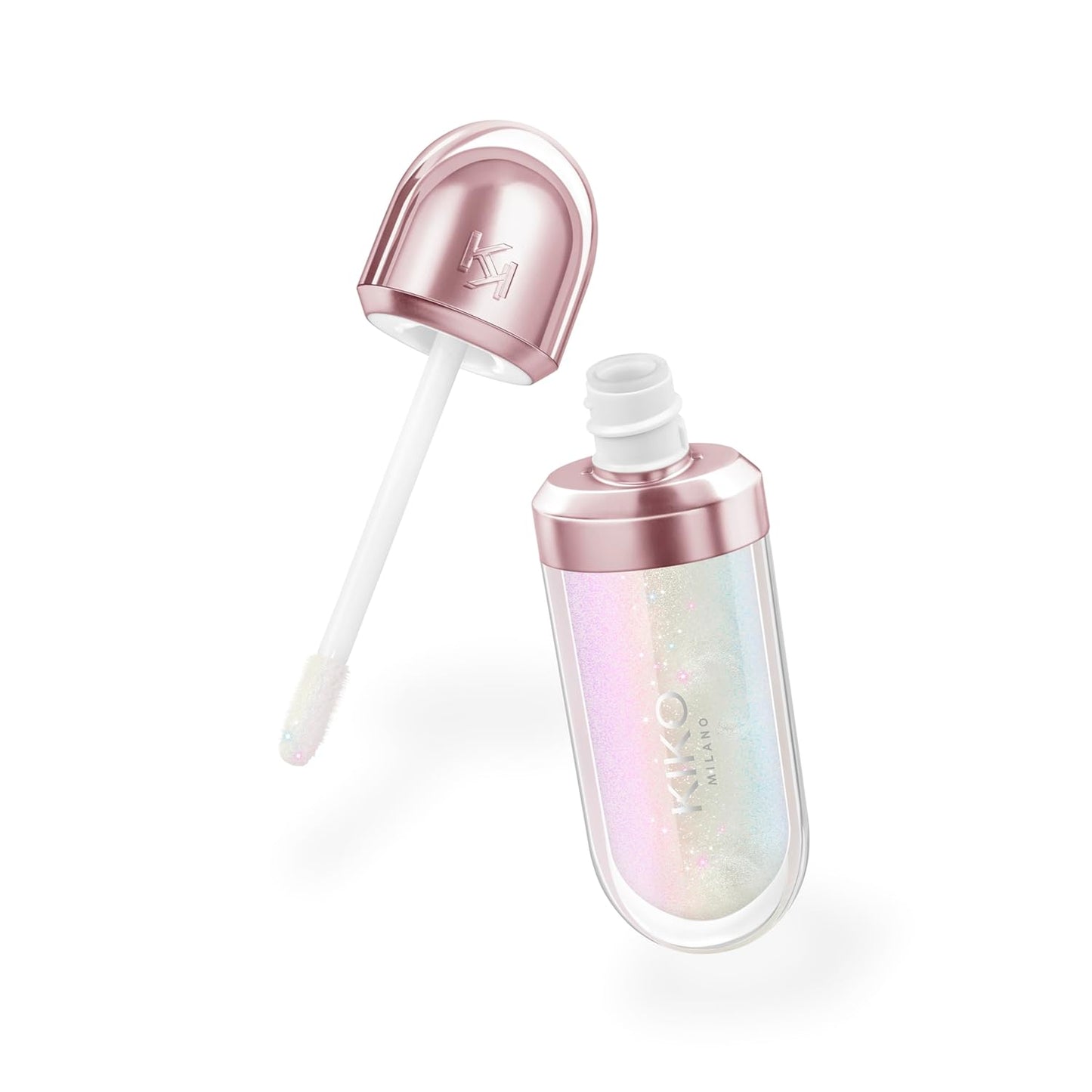 Kiko Milano 3D Hydra Lip Oil - Hydrating High-Shine Lip Treatment with Vitamin E | 6.5ml Non-Sticky Formula